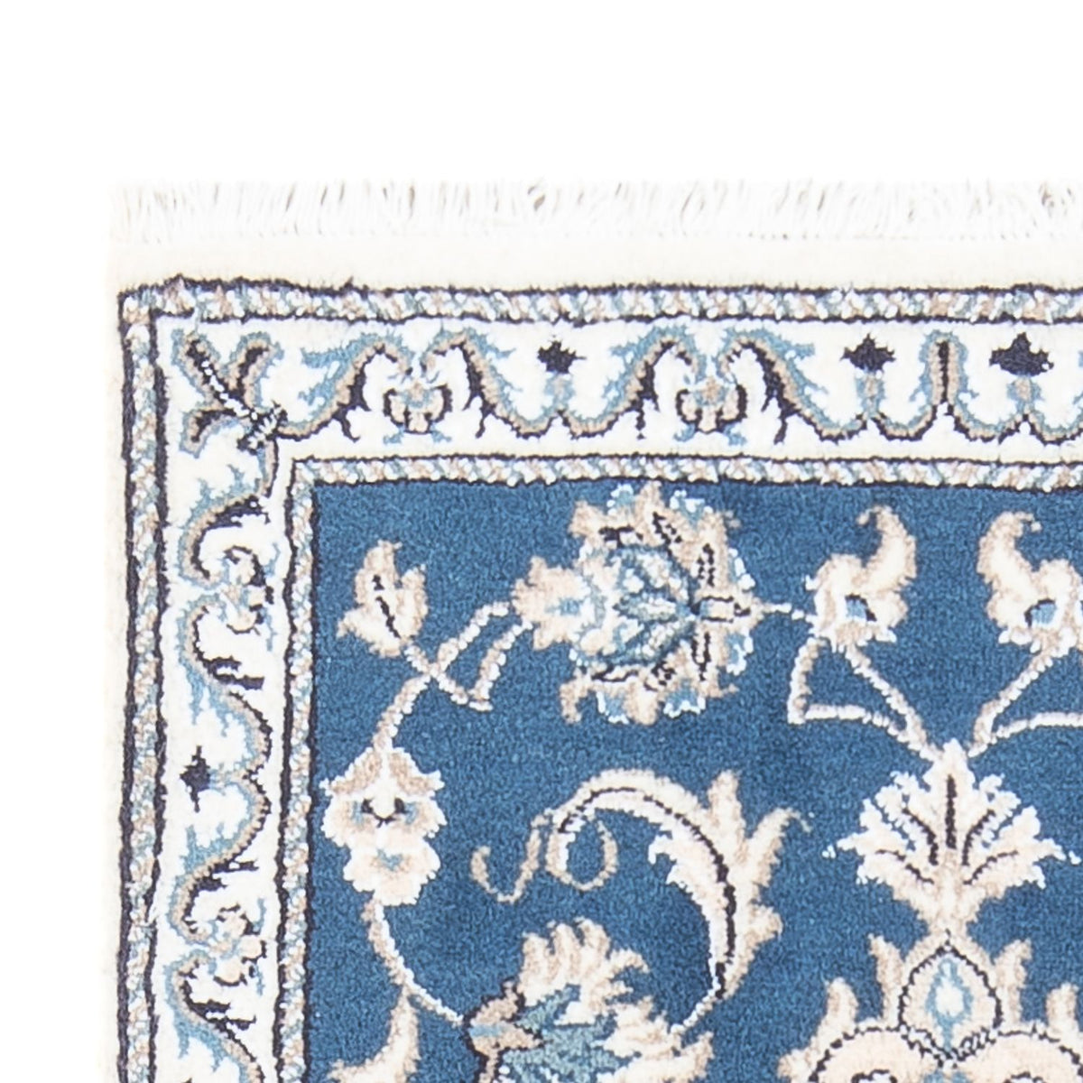 Dywan perski - Nain - 142 x 70 cm - niebieski