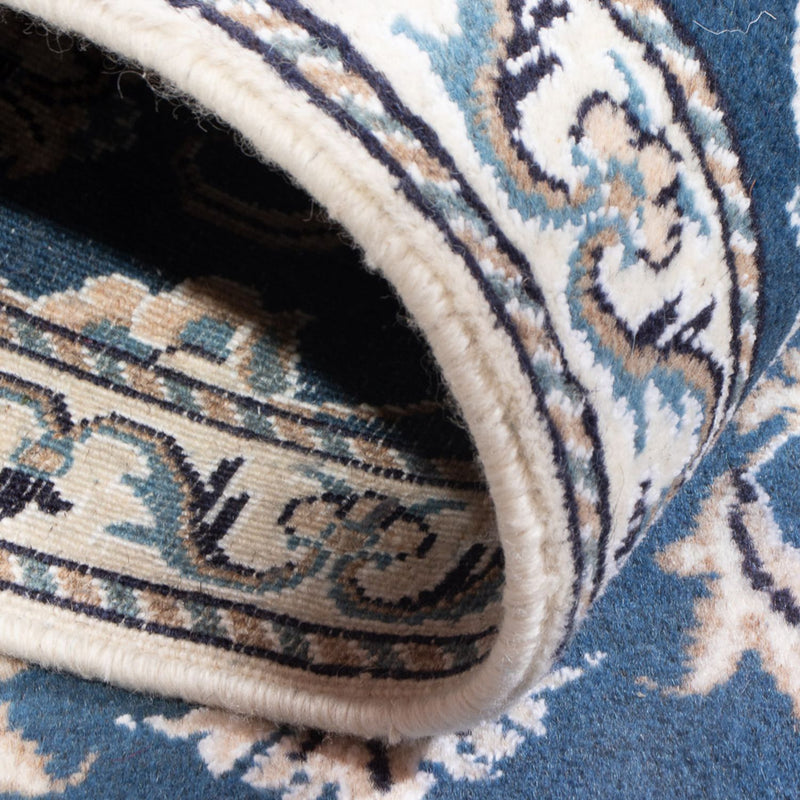 Dywan perski - Nain - 142 x 70 cm - niebieski