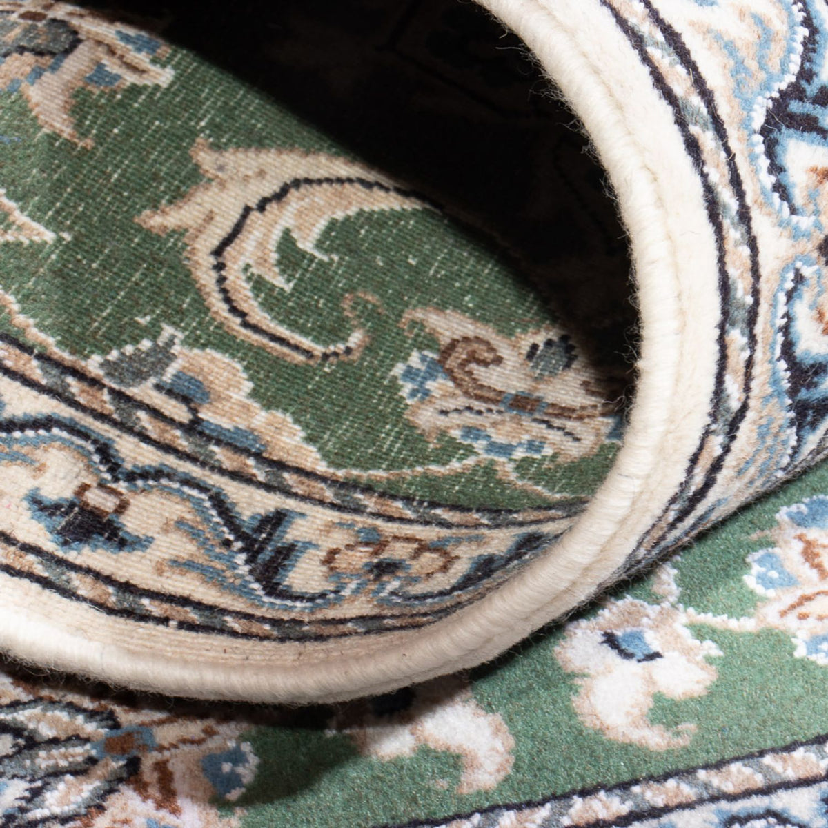 Dywan perski - Nain - 138 x 70 cm - zielona