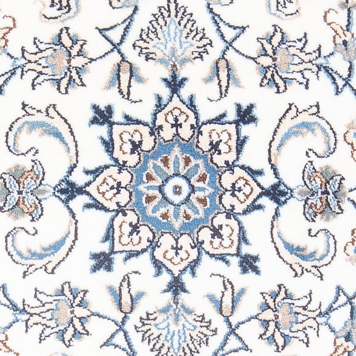 Dywan perski - Nain - 137 x 68 cm - kremowy