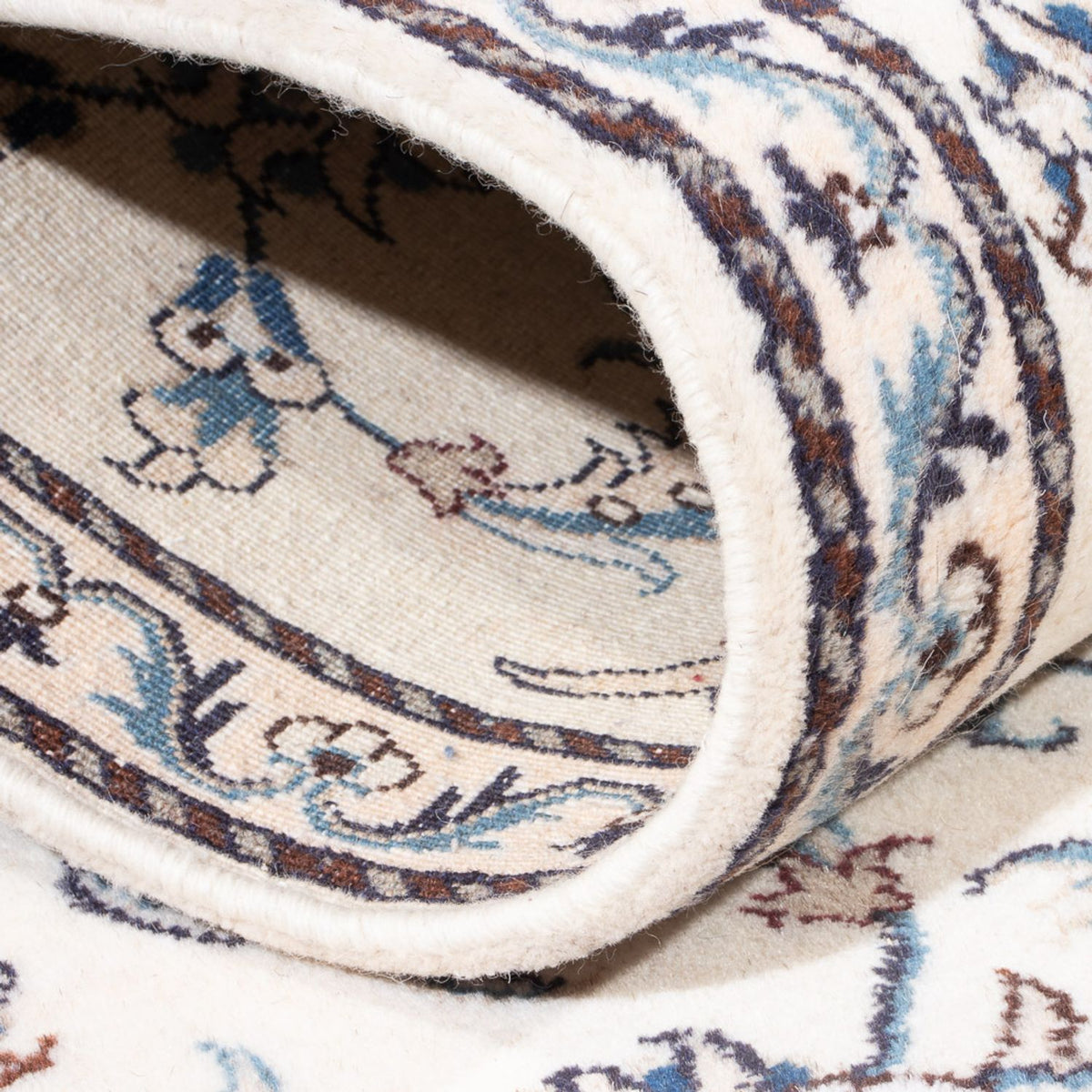 Biegacz Dywan perski - Nain - 392 x 78 cm - kremowy