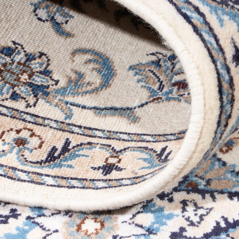 Biegacz Dywan perski - Nain - 201 x 85 cm - kremowy