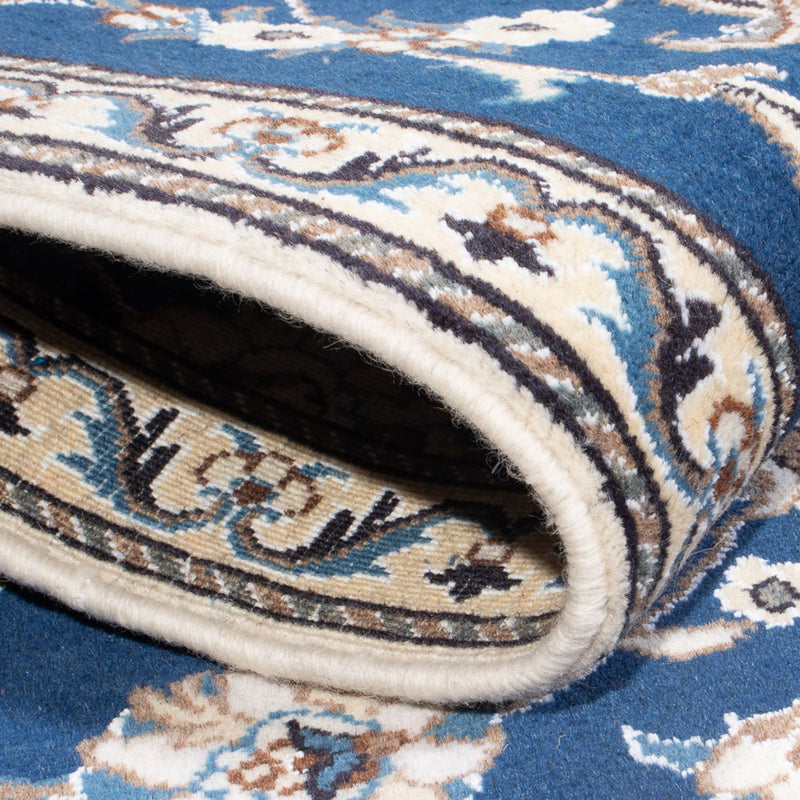 Dywan perski - Nain - 135 x 89 cm - niebieski