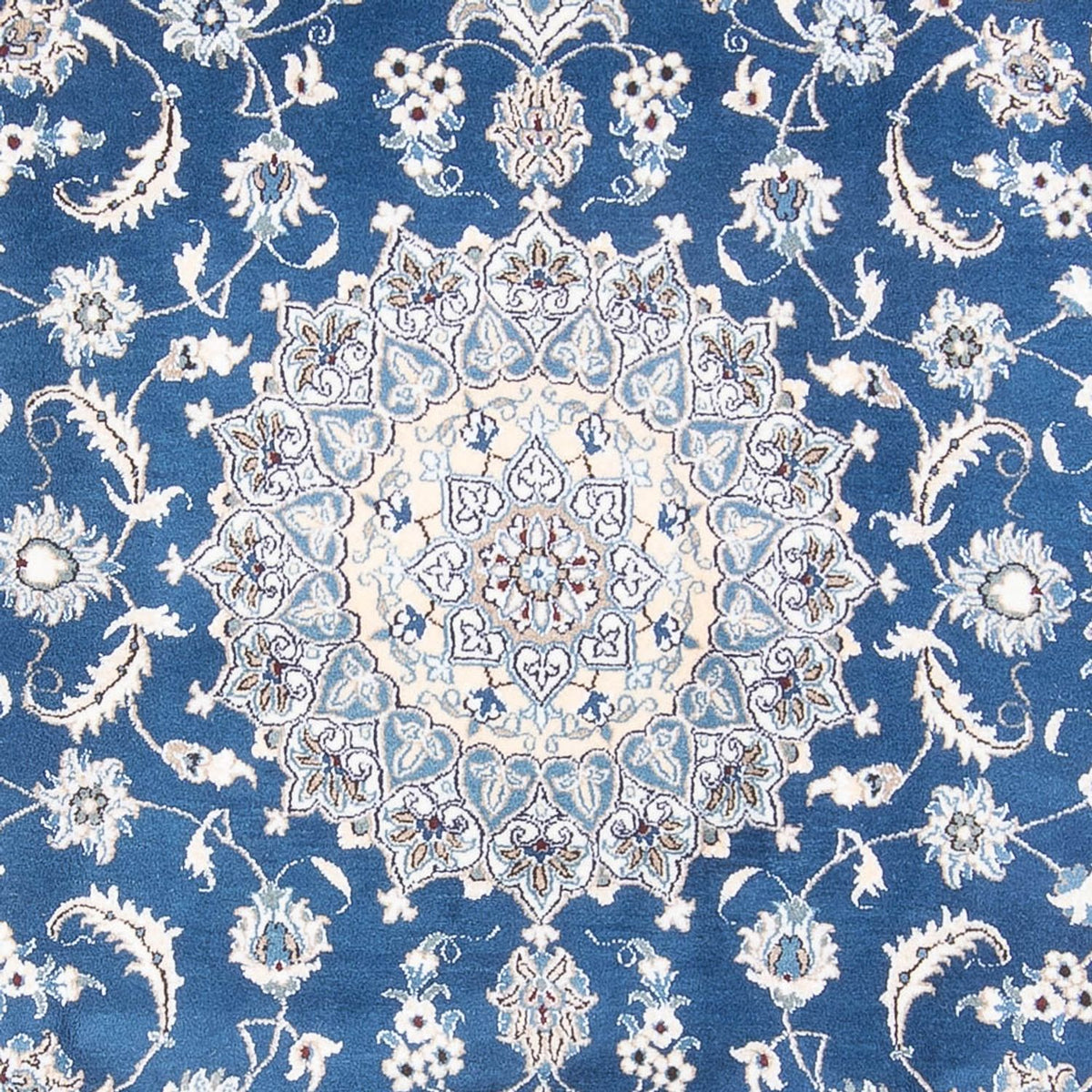 Dywan perski - Nain - 302 x 196 cm - niebieski