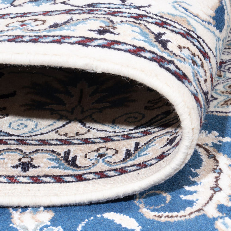 Dywan perski - Nain - 302 x 196 cm - niebieski