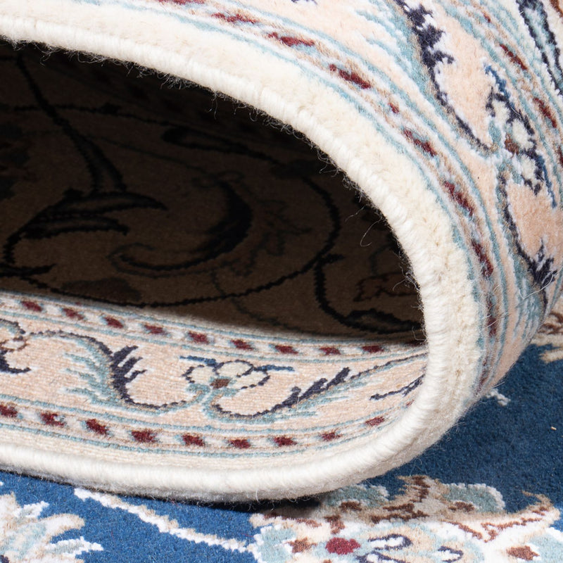 Dywan perski - Nain - 302 x 195 cm - niebieski