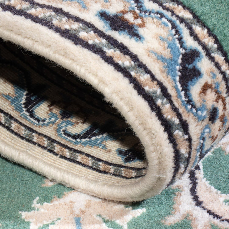 Dywan perski - Nain - 138 x 66 cm - zielona