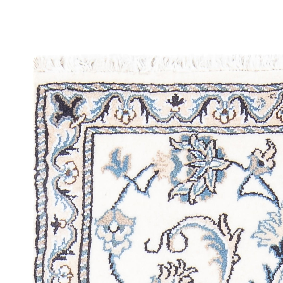 Dywan perski - Nain - 138 x 68 cm - kremowy