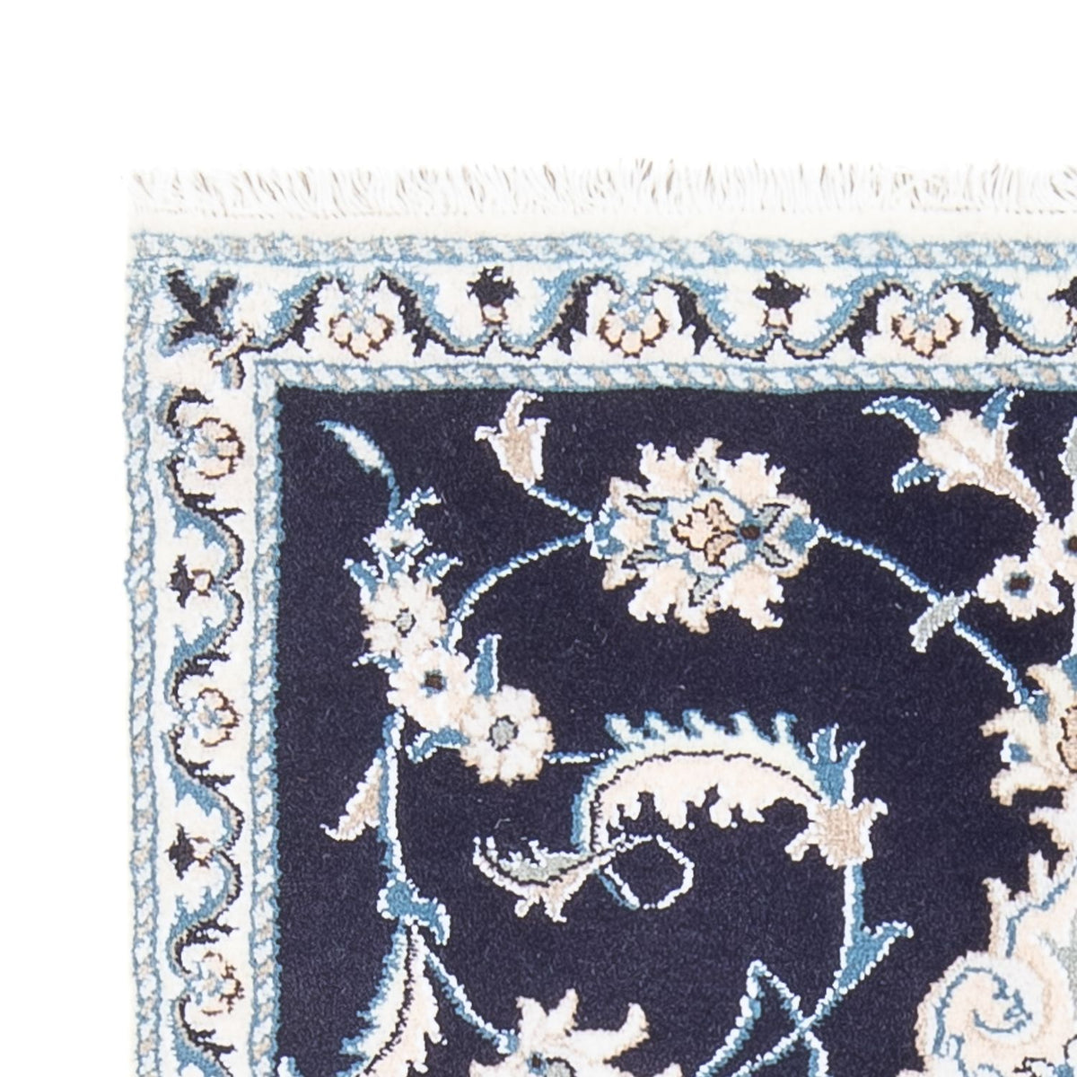 Dywan perski - Nain - 135 x 92 cm - ciemnoniebieski