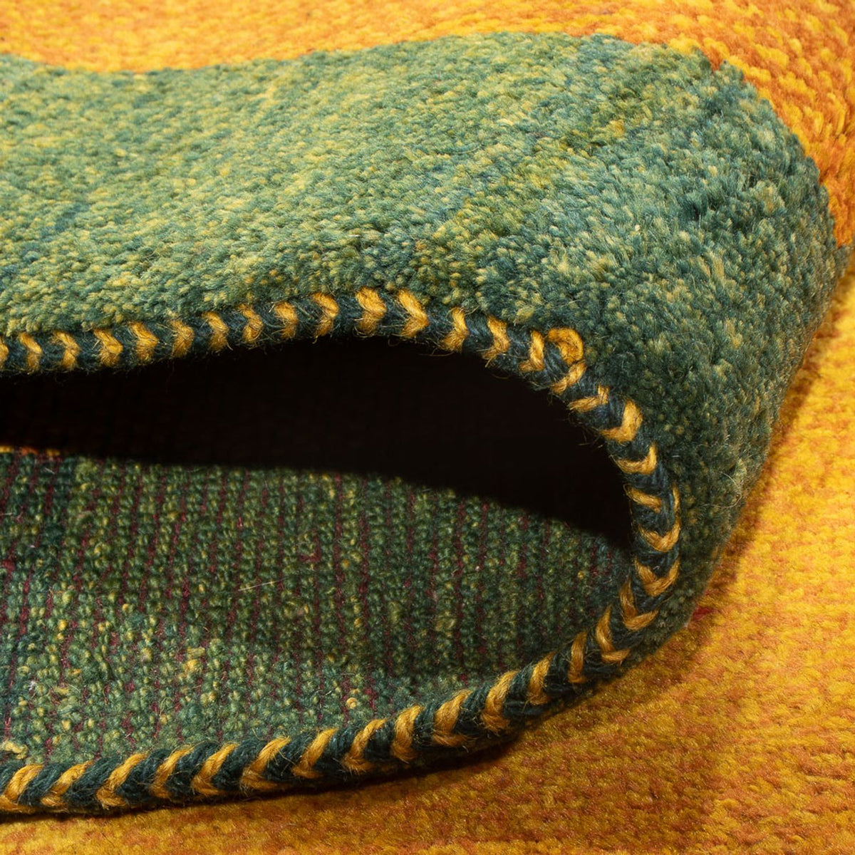 Biegacz Dywan Gabbeh - perski - 198 x 75 cm - wielokolorowy