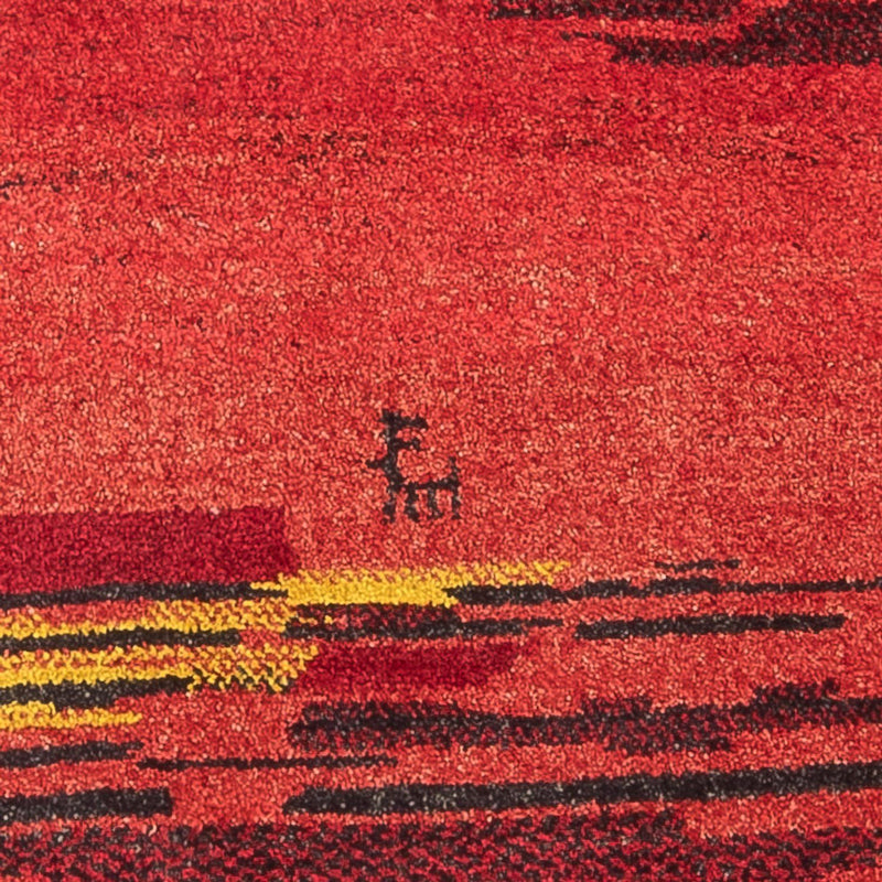 Biegacz Dywan Gabbeh - perski - 200 x 83 cm - wielokolorowy