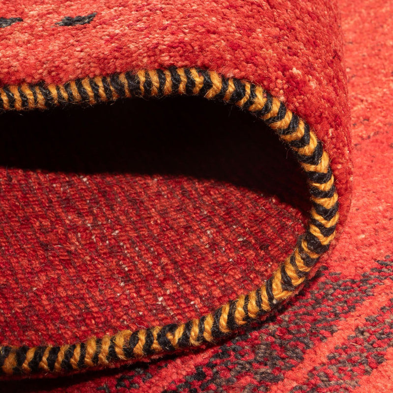 Biegacz Dywan Gabbeh - perski - 200 x 83 cm - wielokolorowy