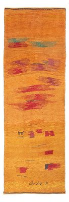Biegacz Dywan Gabbeh - perski - 233 x 80 cm - wielokolorowy
