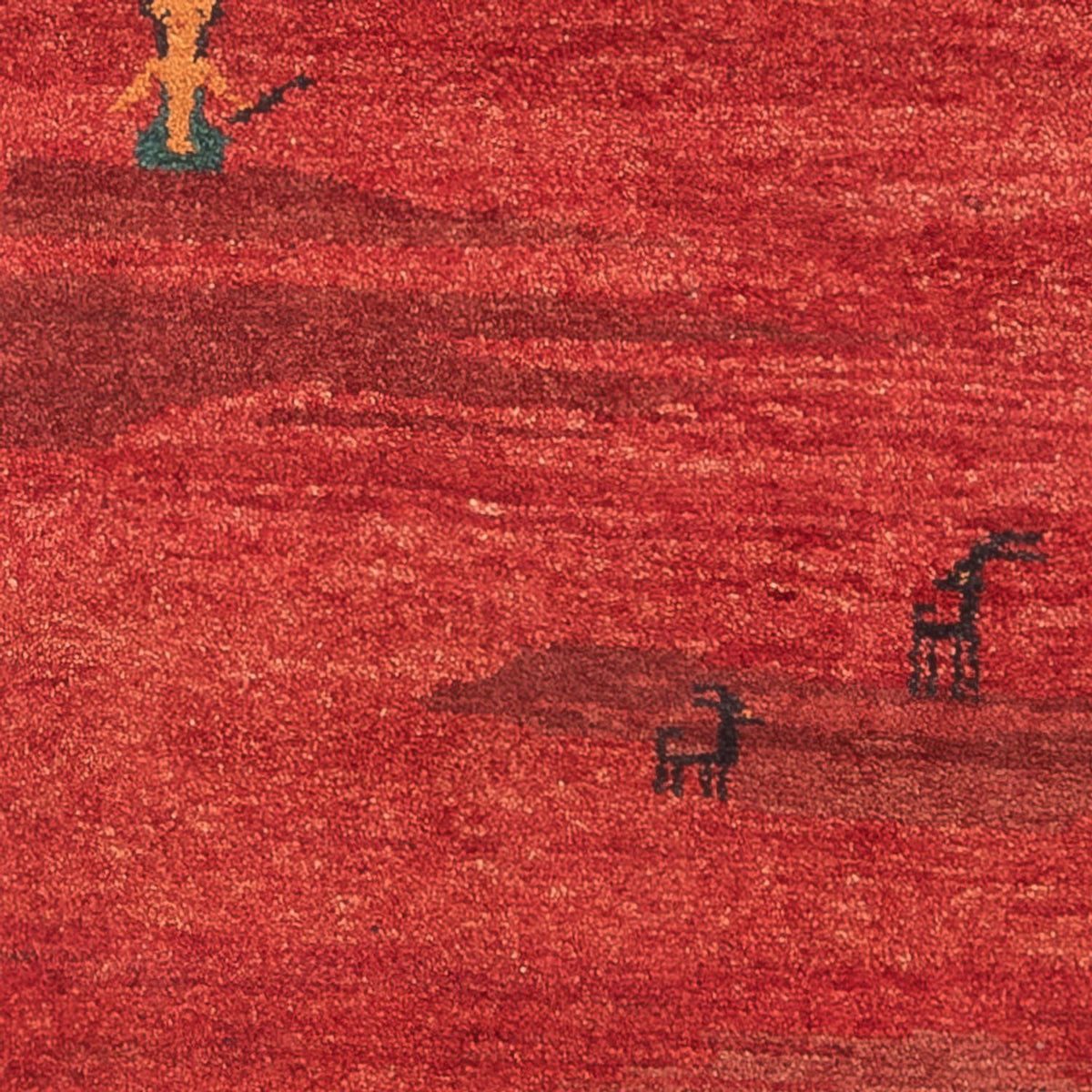 Biegacz Dywan Gabbeh - perski - 236 x 73 cm - wielokolorowy