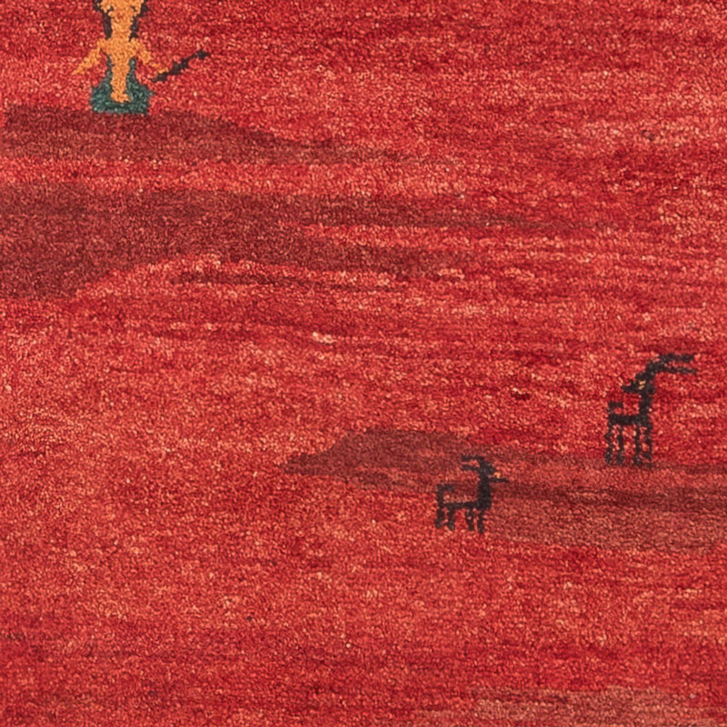 Biegacz Dywan Gabbeh - perski - 236 x 73 cm - wielokolorowy