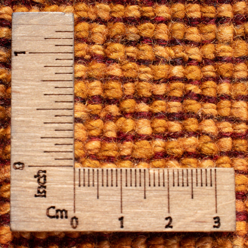 Biegacz Dywan Gabbeh - perski - 236 x 85 cm - pomarańczowy