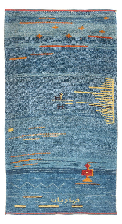 Gabbeh perski Dywan 90x193cm - Perserteppich Wollteppich