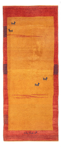 Gabbeh perski Dywan 216x82cm - Perserteppich Wollteppich – product image