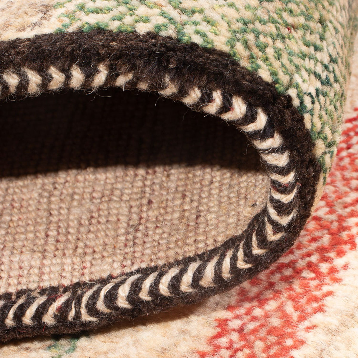 Biegacz Dywan Gabbeh - perski - 205 x 78 cm - wielokolorowy