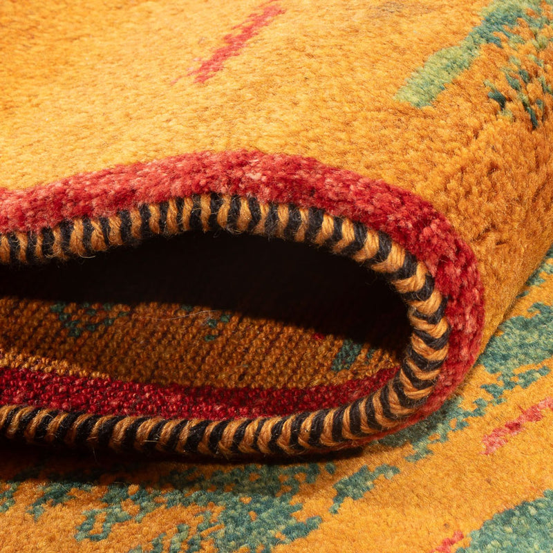 Biegacz Dywan Gabbeh - perski - 190 x 68 cm - wielokolorowy