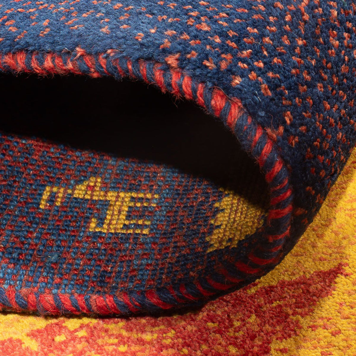 Biegacz Dywan Gabbeh - perski - 212 x 80 cm - wielokolorowy