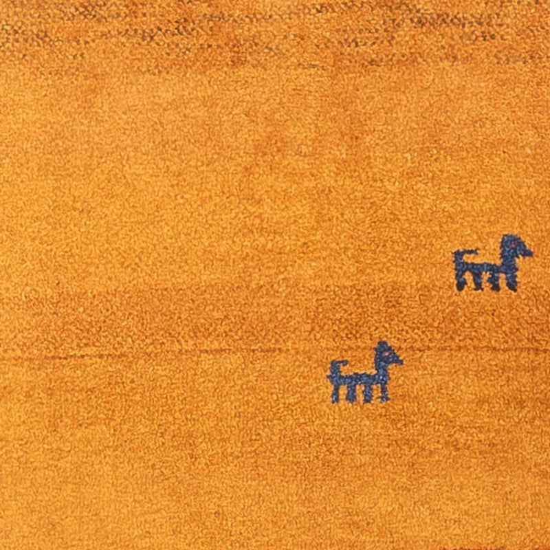 Biegacz Dywan Gabbeh - perski - 225 x 80 cm - wielokolorowy