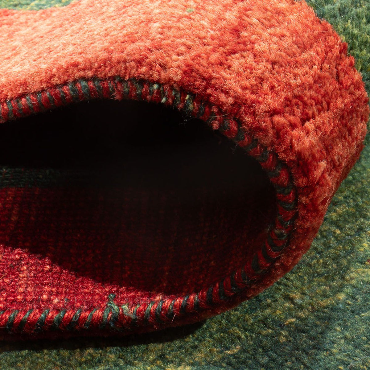 Biegacz Dywan Gabbeh - perski - 190 x 84 cm - wielokolorowy