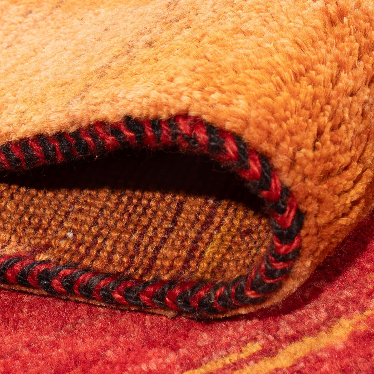 Biegacz Dywan Gabbeh - perski - 220 x 70 cm - wielokolorowy