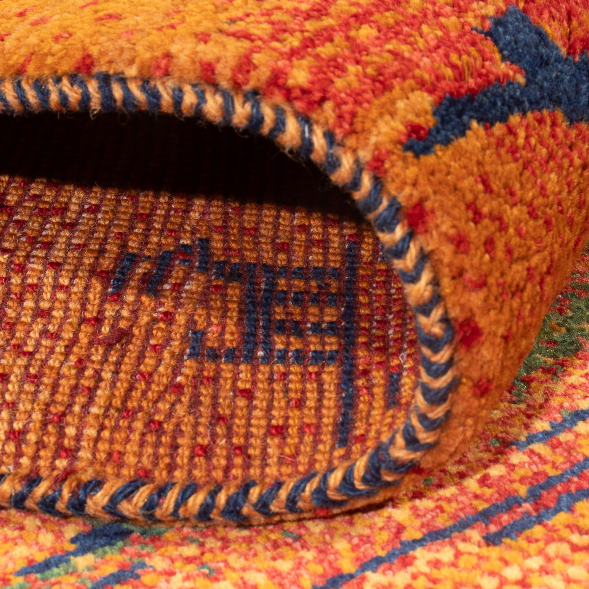 Biegacz Dywan Gabbeh - perski - 285 x 83 cm - wielokolorowy