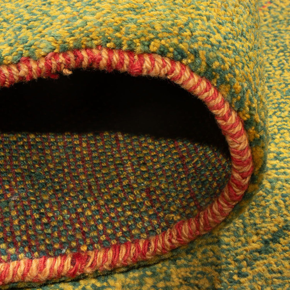 Biegacz Dywan Gabbeh - perski - 238 x 82 cm - wielokolorowy