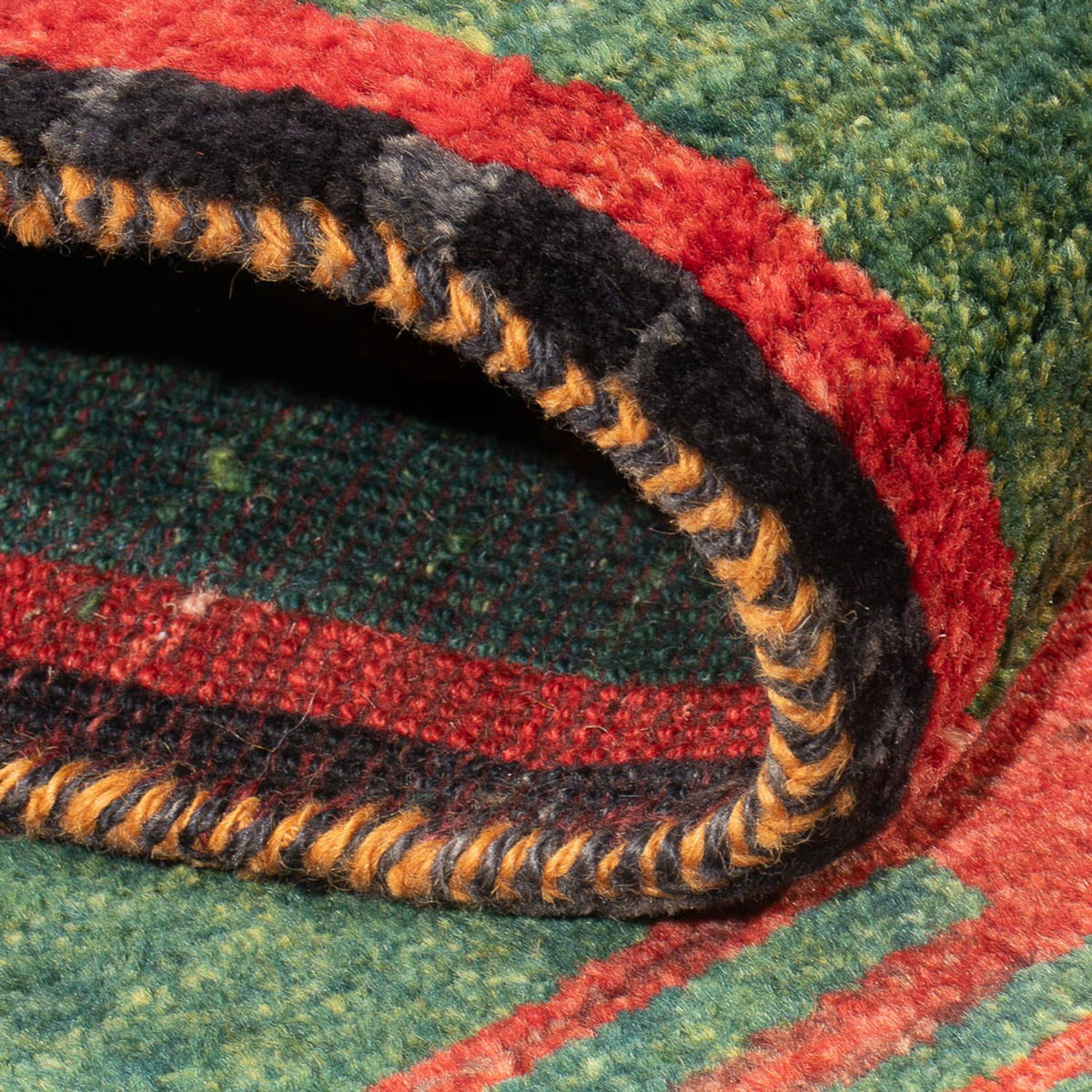 Biegacz Dywan Gabbeh - perski - 265 x 72 cm - wielokolorowy