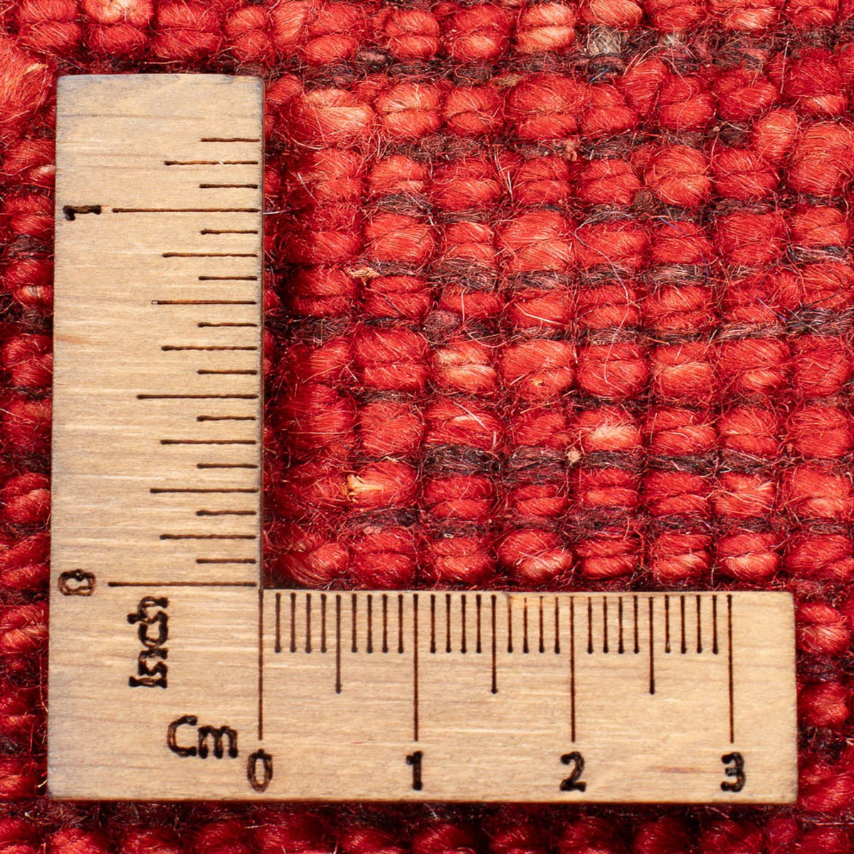 Biegacz Dywan Gabbeh - perski - 225 x 83 cm - jasna czerwień