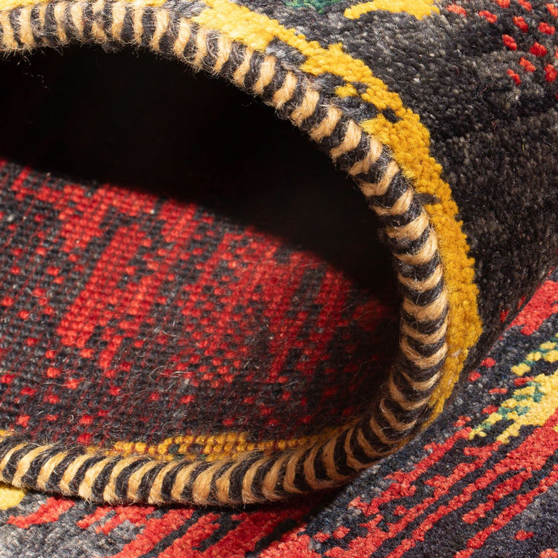 Biegacz Dywan Gabbeh - perski - 185 x 68 cm - wielokolorowy