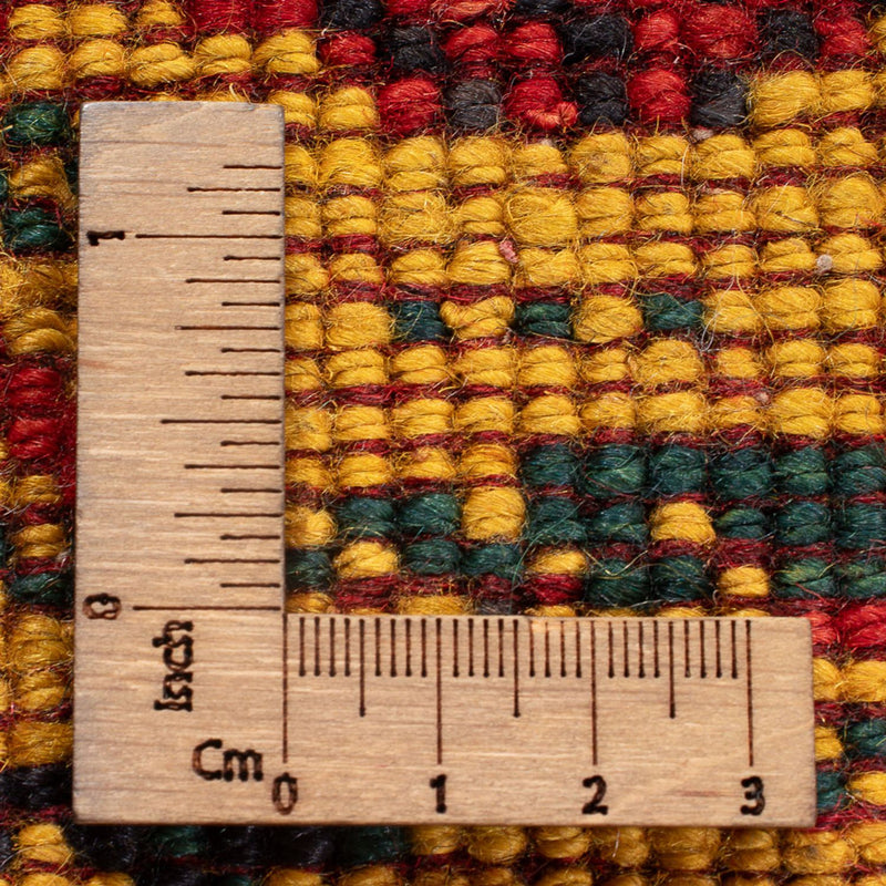 Biegacz Dywan Gabbeh - perski - 185 x 68 cm - wielokolorowy