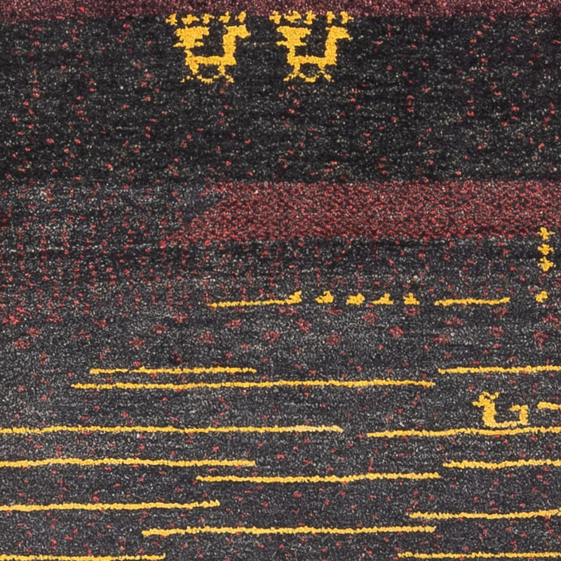 Biegacz Dywan Gabbeh - perski - 260 x 86 cm - wielokolorowy