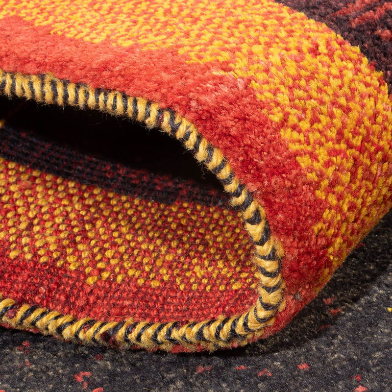 Biegacz Dywan Gabbeh - perski - 260 x 86 cm - wielokolorowy