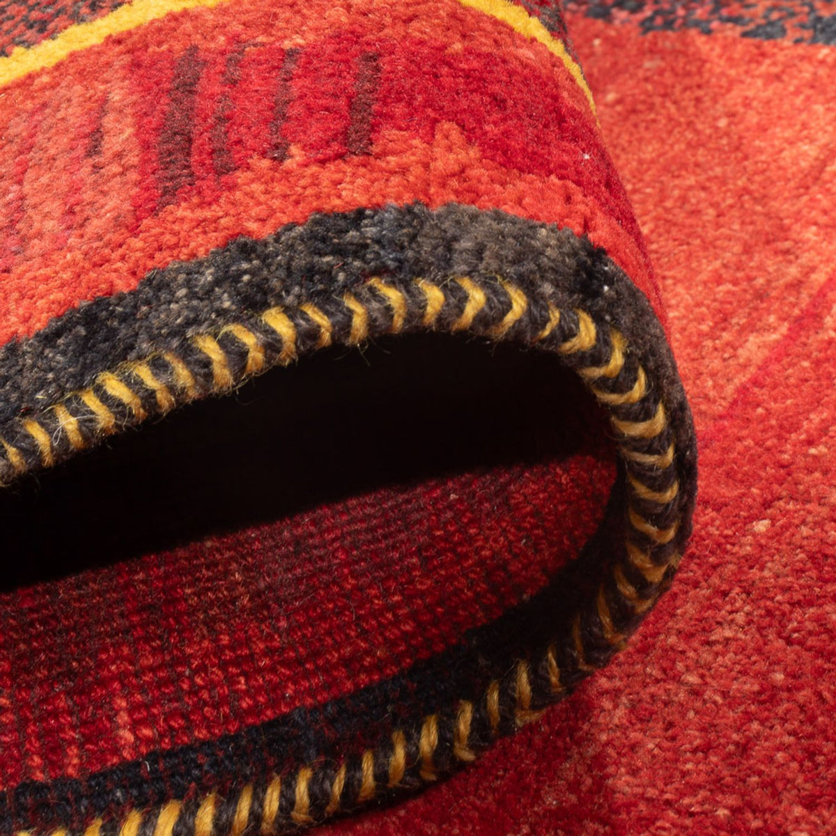 Biegacz Dywan Gabbeh - perski - 230 x 73 cm - wielokolorowy