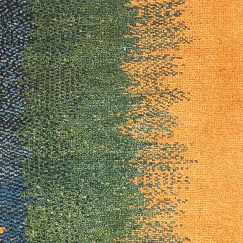 Biegacz Dywan Gabbeh - perski - 202 x 68 cm - wielokolorowy