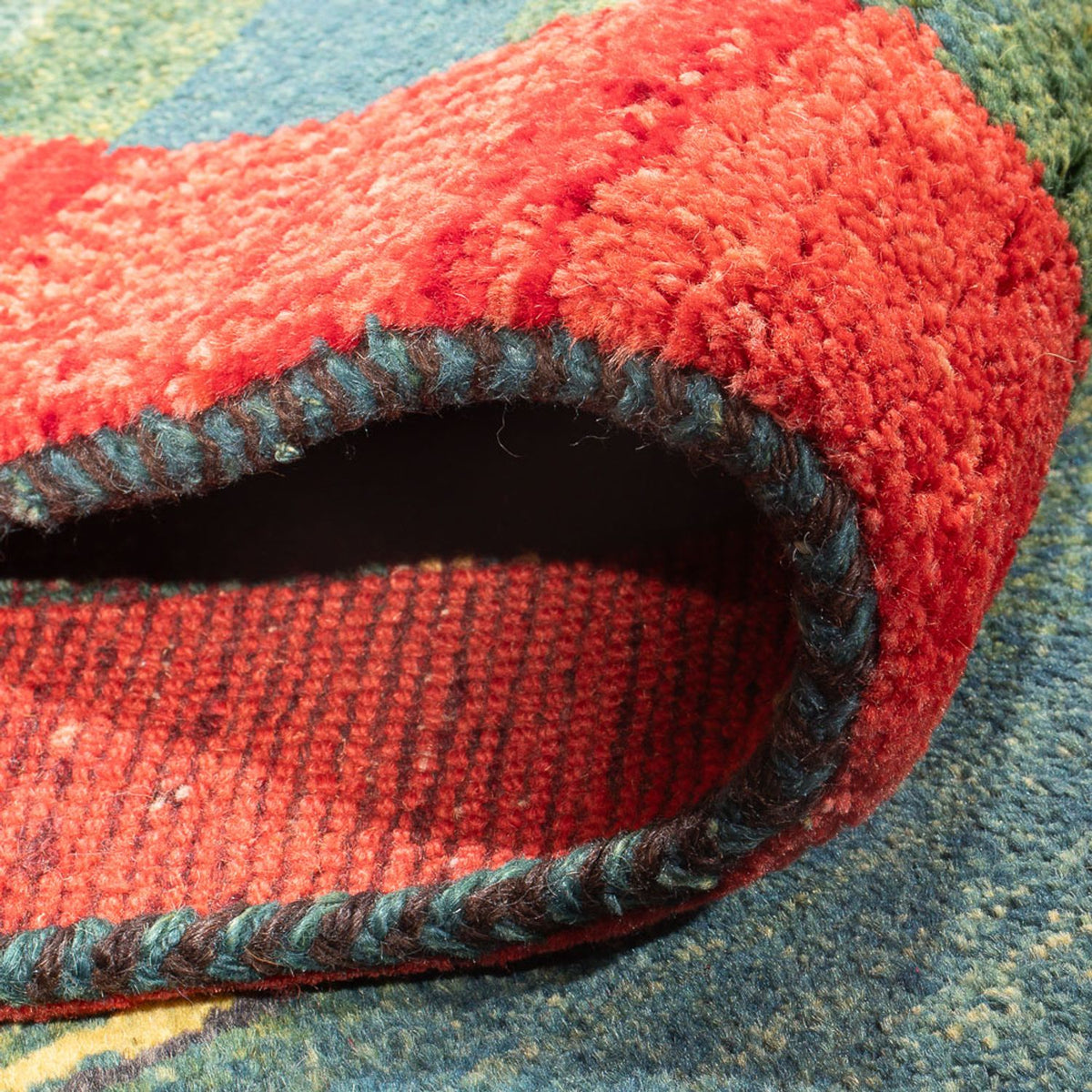 Biegacz Dywan Gabbeh - perski - 178 x 82 cm - wielokolorowy