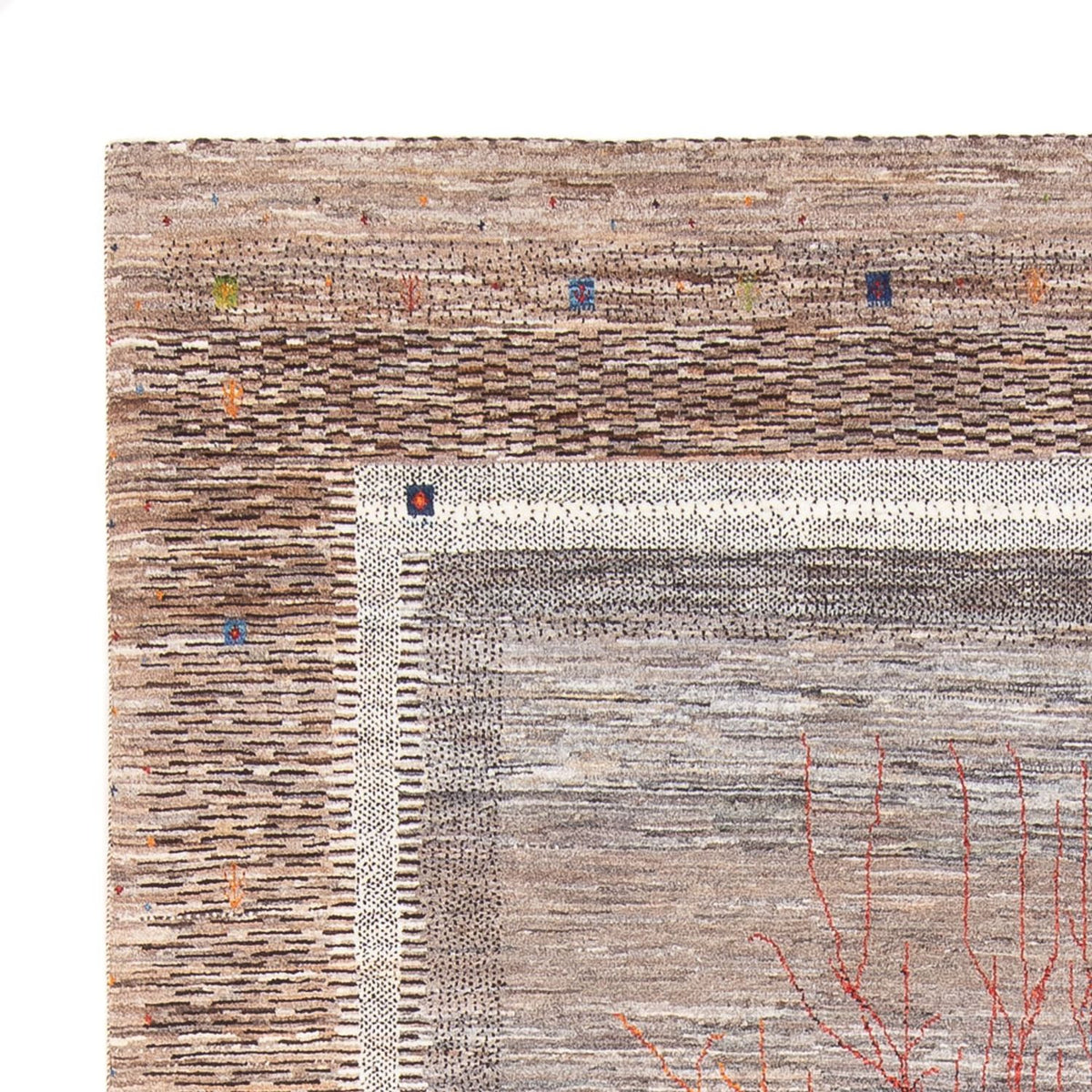 Dywan Gabbeh - Loribaft Perski - 306 x 212 cm - wielokolorowy