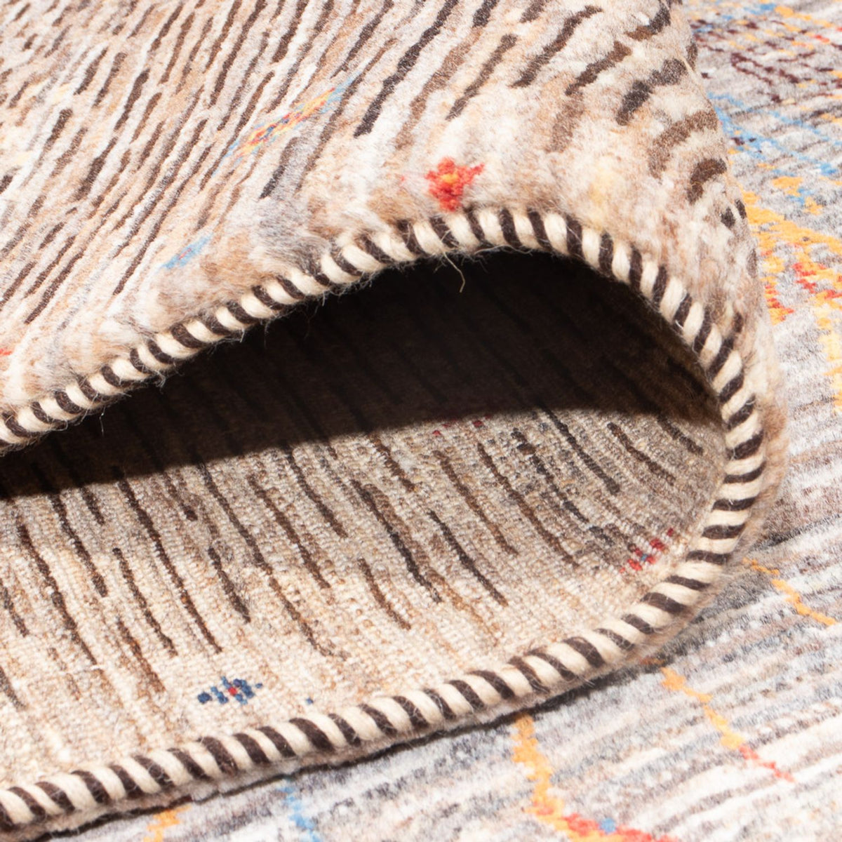 Dywan Gabbeh - Loribaft Perski - 306 x 212 cm - wielokolorowy