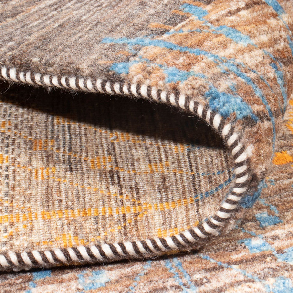 Dywan Gabbeh - Loribaft Perski - 218 x 154 cm - wielokolorowy