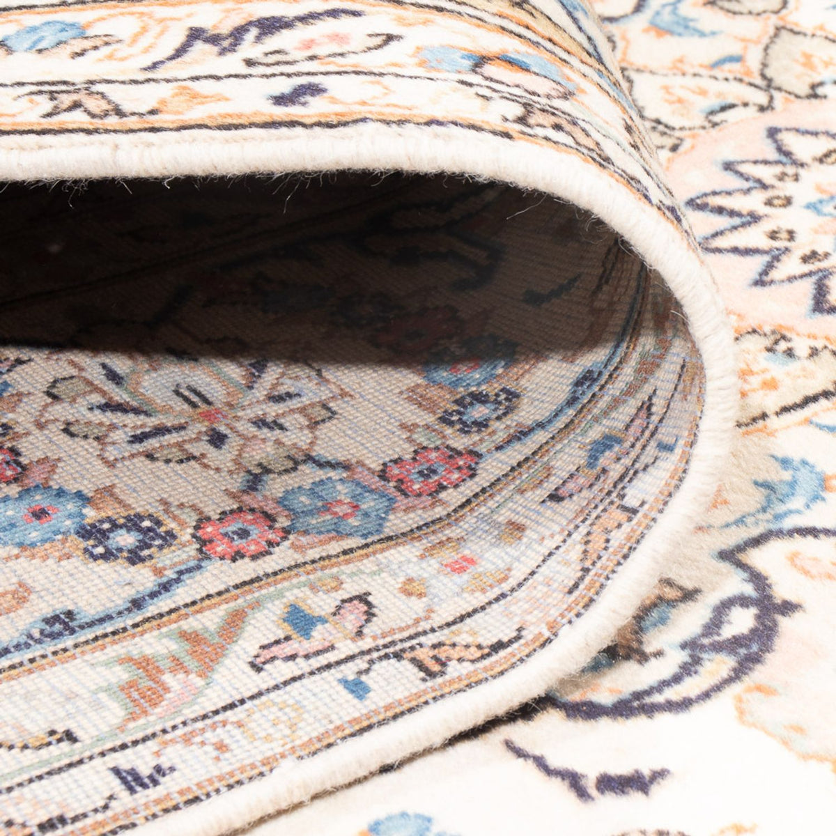 Dywan perski - Keshan - 293 x 195 cm - kremowy