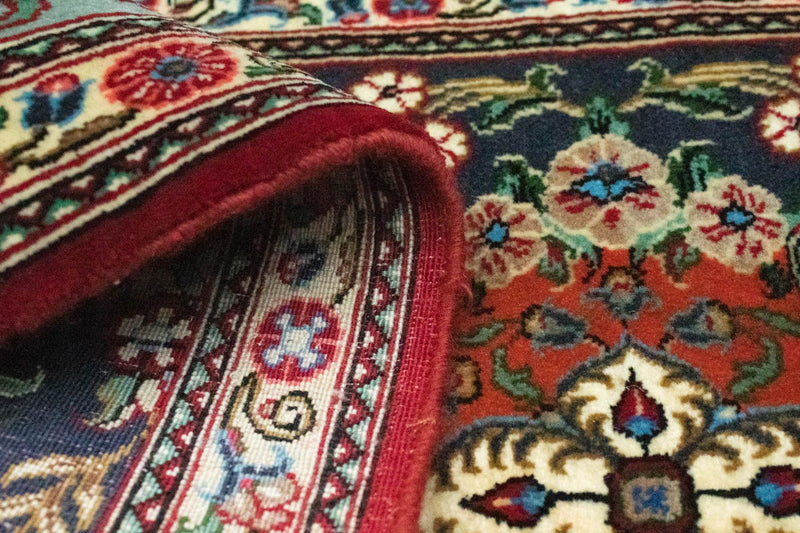 Biegacz Dywan perski - Ghom - 159 x 49 cm - niebieski