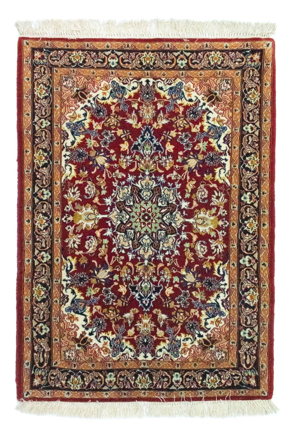 Dywan perski - Isfahan - Premium - 99 x 71 cm - czerwony