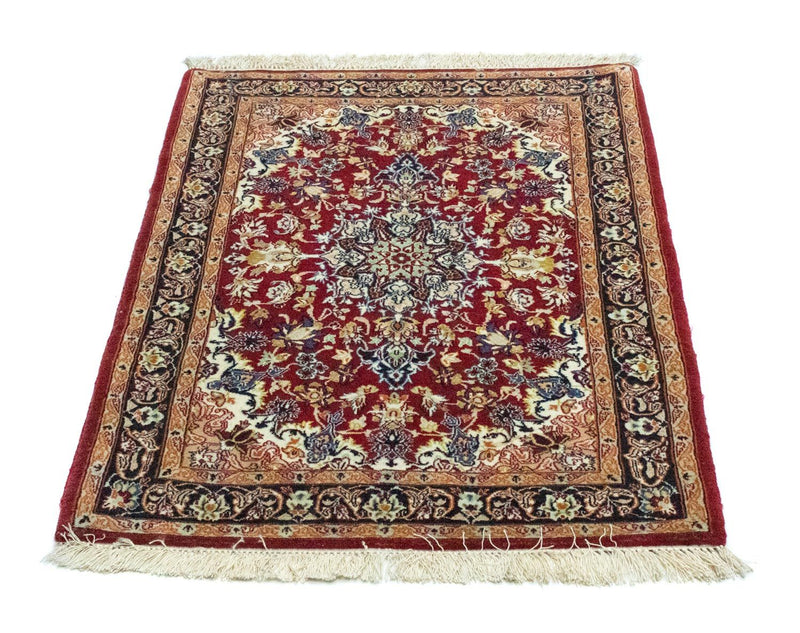 Dywan perski - Isfahan - Premium - 99 x 71 cm - czerwony