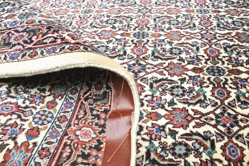 Biegacz Dywan perski - Bijar - 254 x 94 cm - beżowy