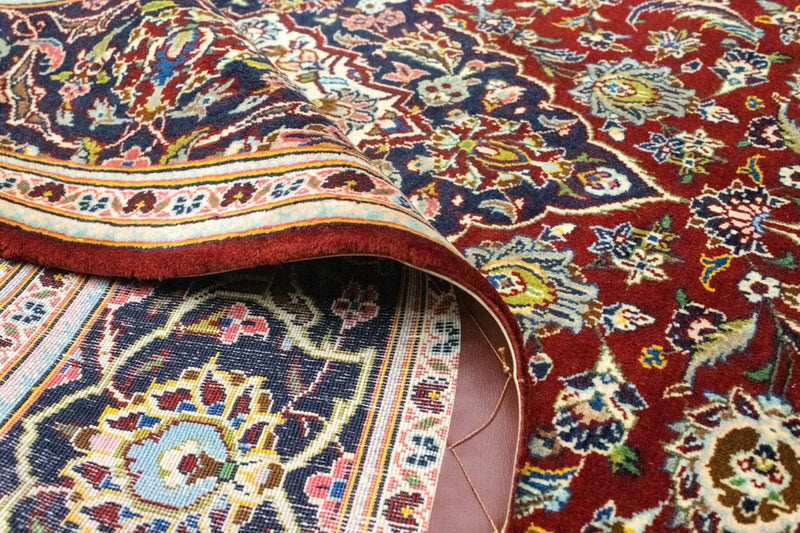 Dywan perski - Keshan - 218 x 147 cm - czerwony