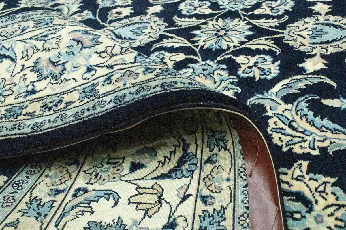 Dywan perski - Keshan - 292 x 198 cm - niebieski