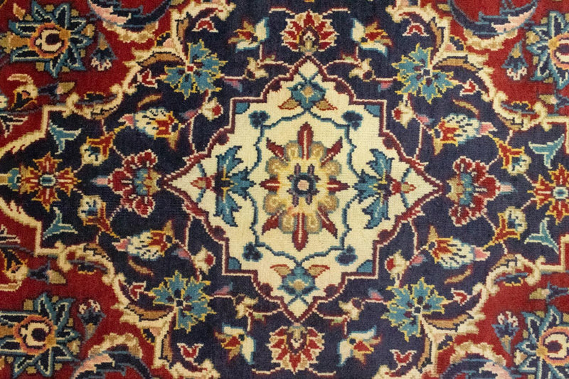 Dywan perski - Keshan - 307 x 192 cm - czerwony